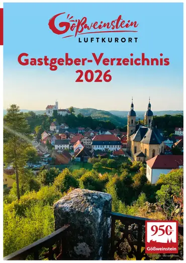 Katalog von Gößweinstein in der Fränkischen Schweiz – das Wander- und Schlemmerparadies ansehen