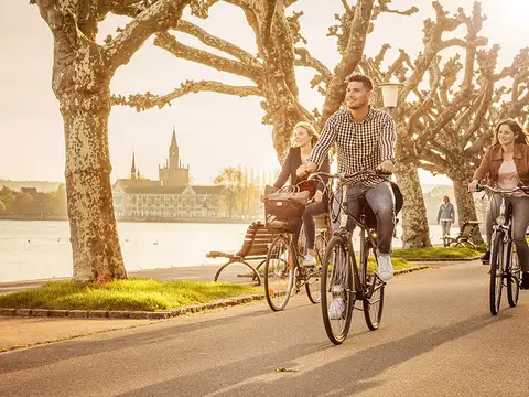 Radfahren am Bodensee